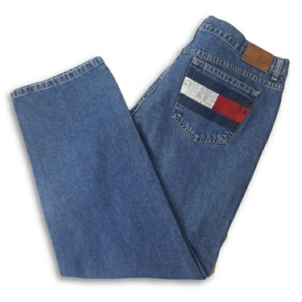 Vintage Tommy Hilfiger Flag Boyfriend Jean
